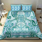 Aotearoa Iwi Ngati Paoa Bedding Set Maori Wharenui House Tribal Pattern