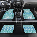 Aotearoa Iwi Ngati Paoa Car Mats Maori Wharenui House Tribal Pattern