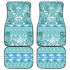 Aotearoa Iwi Ngati Paoa Car Mats Maori Wharenui House Tribal Pattern