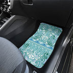 Aotearoa Iwi Ngati Paoa Car Mats Maori Wharenui House Tribal Pattern