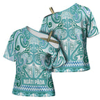 Aotearoa Iwi Ngati Paoa Cross Shoulder Shirt Maori Wharenui House Tribal Pattern