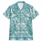 Aotearoa Iwi Ngati Paoa Hawaiian Shirt Maori Wharenui House Tribal Pattern