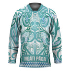 Aotearoa Iwi Ngati Paoa Hockey Jersey Maori Wharenui House Tribal Pattern