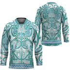 Aotearoa Iwi Ngati Paoa Hockey Jersey Maori Wharenui House Tribal Pattern