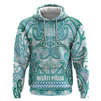Aotearoa Iwi Ngati Paoa Hoodie Maori Wharenui House Tribal Pattern