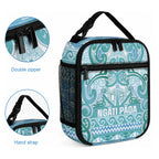 Aotearoa Iwi Ngati Paoa Lunch Bag Maori Wharenui House Tribal Pattern