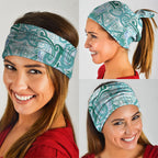 Aotearoa Iwi Ngati Paoa Neck Gaiter Maori Wharenui House Tribal Pattern