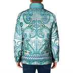 Aotearoa Iwi Ngati Paoa Padded Jacket Maori Wharenui House Tribal Pattern