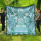 Aotearoa Iwi Ngati Paoa Quilt Maori Wharenui House Tribal Pattern