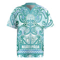 Aotearoa Iwi Ngati Paoa Rugby Jersey Maori Wharenui House Tribal Pattern