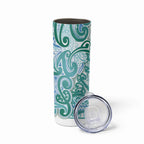 Aotearoa Iwi Ngati Paoa Skinny Tumbler Maori Wharenui House Tribal Pattern