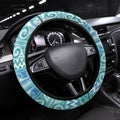 Aotearoa Iwi Ngati Paoa Steering Wheel Cover Maori Wharenui House Tribal Pattern