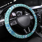 Aotearoa Iwi Ngati Paoa Steering Wheel Cover Maori Wharenui House Tribal Pattern