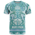 Aotearoa Iwi Ngati Paoa T Shirt Maori Wharenui House Tribal Pattern