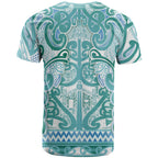 Aotearoa Iwi Ngati Paoa T Shirt Maori Wharenui House Tribal Pattern