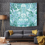 Aotearoa Iwi Ngati Paoa Tapestry Maori Wharenui House Tribal Pattern
