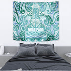 Aotearoa Iwi Ngati Paoa Tapestry Maori Wharenui House Tribal Pattern