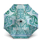 Aotearoa Iwi Ngati Paoa Umbrella Maori Wharenui House Tribal Pattern