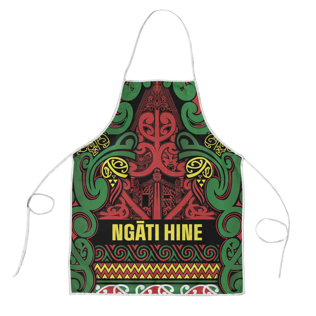 Aotearoa Iwi Ngati Hine Apron Maori Wharenui House Tribal Pattern