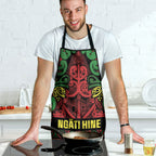 Aotearoa Iwi Ngati Hine Apron Maori Wharenui House Tribal Pattern