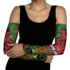 Aotearoa Iwi Ngati Hine Arm Sleeves Maori Wharenui House Tribal Pattern