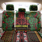 Aotearoa Iwi Ngati Hine Back Car Seat Cover Maori Wharenui House Tribal Pattern