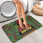 Aotearoa Iwi Ngati Hine Bathroom Set Maori Wharenui House Tribal Pattern