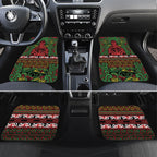 Aotearoa Iwi Ngati Hine Car Mats Maori Wharenui House Tribal Pattern