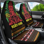 Aotearoa Iwi Ngati Hine Car Seat Cover Maori Wharenui House Tribal Pattern