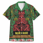 Aotearoa Iwi Ngati Hine Hawaiian Shirt Maori Wharenui House Tribal Pattern