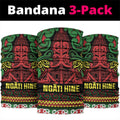 Aotearoa Iwi Ngati Hine Neck Gaiter Maori Wharenui House Tribal Pattern