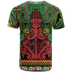 Aotearoa Iwi Ngati Hine T Shirt Maori Wharenui House Tribal Pattern