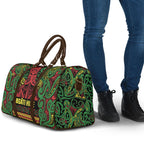 Aotearoa Iwi Ngati Hine Travel Bag Maori Wharenui House Tribal Pattern