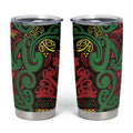 Aotearoa Iwi Ngati Hine Tumbler Cup Maori Wharenui House Tribal Pattern