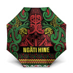 Aotearoa Iwi Ngati Hine Umbrella Maori Wharenui House Tribal Pattern