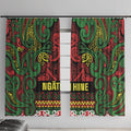 Aotearoa Iwi Ngati Hine Window Curtain Maori Wharenui House Tribal Pattern