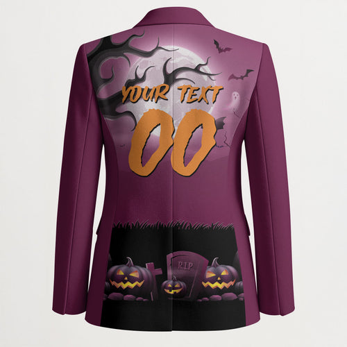 Custom Halloween Brisbane Broncos Blazer Spooky Australia Mascot Rugby