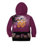 Custom Halloween Brisbane Broncos Kid Hoodie Spooky Australia Mascot Rugby