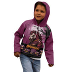 Custom Halloween Brisbane Broncos Kid Hoodie Spooky Australia Mascot Rugby