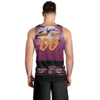 Custom Halloween Brisbane Broncos Men Tank Top Spooky Australia Mascot Rugby