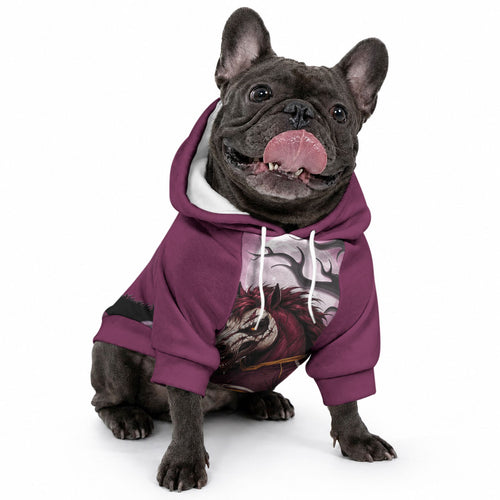 Custom Halloween Brisbane Broncos Pet Hoodie Spooky Australia Mascot Rugby