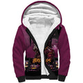 Custom Halloween Brisbane Broncos Sherpa Hoodie Spooky Australia Mascot Rugby
