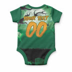Custom Halloween Canberra Raiders Baby Onesie Spooky Australia Mascot Rugby