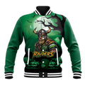 Custom Halloween Canberra Raiders Baseball Jacket Spooky Australia Mascot Rugby