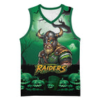 Custom Halloween Canberra Raiders Basketball Jersey Spooky Australia Mascot Rugby