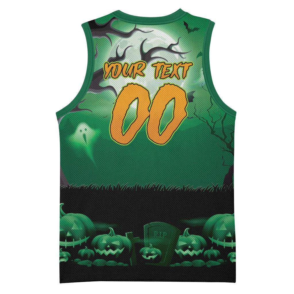 Custom Halloween Canberra Raiders Basketball Jersey Spooky Australia Mascot Rugby