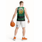 Custom Halloween Canberra Raiders Basketball Jersey Spooky Australia Mascot Rugby