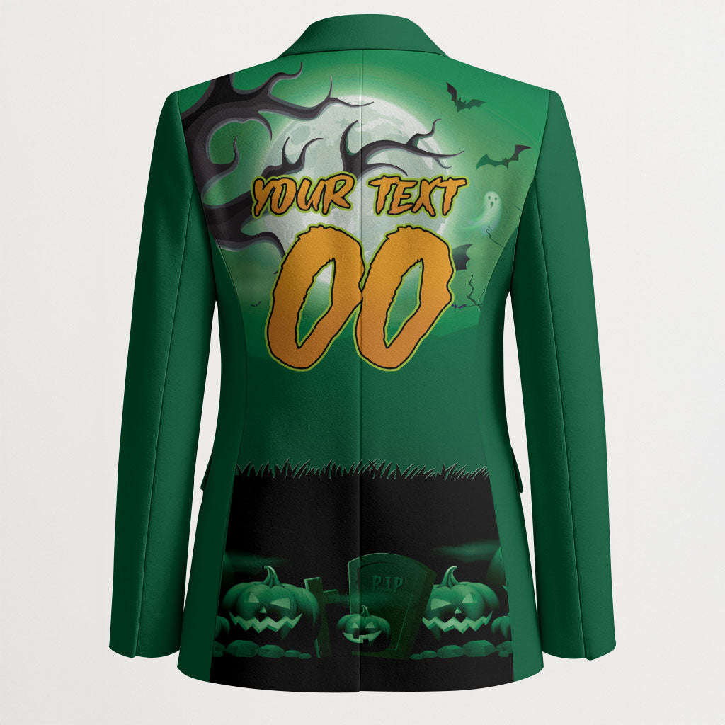 Custom Halloween Canberra Raiders Blazer Spooky Australia Mascot Rugby