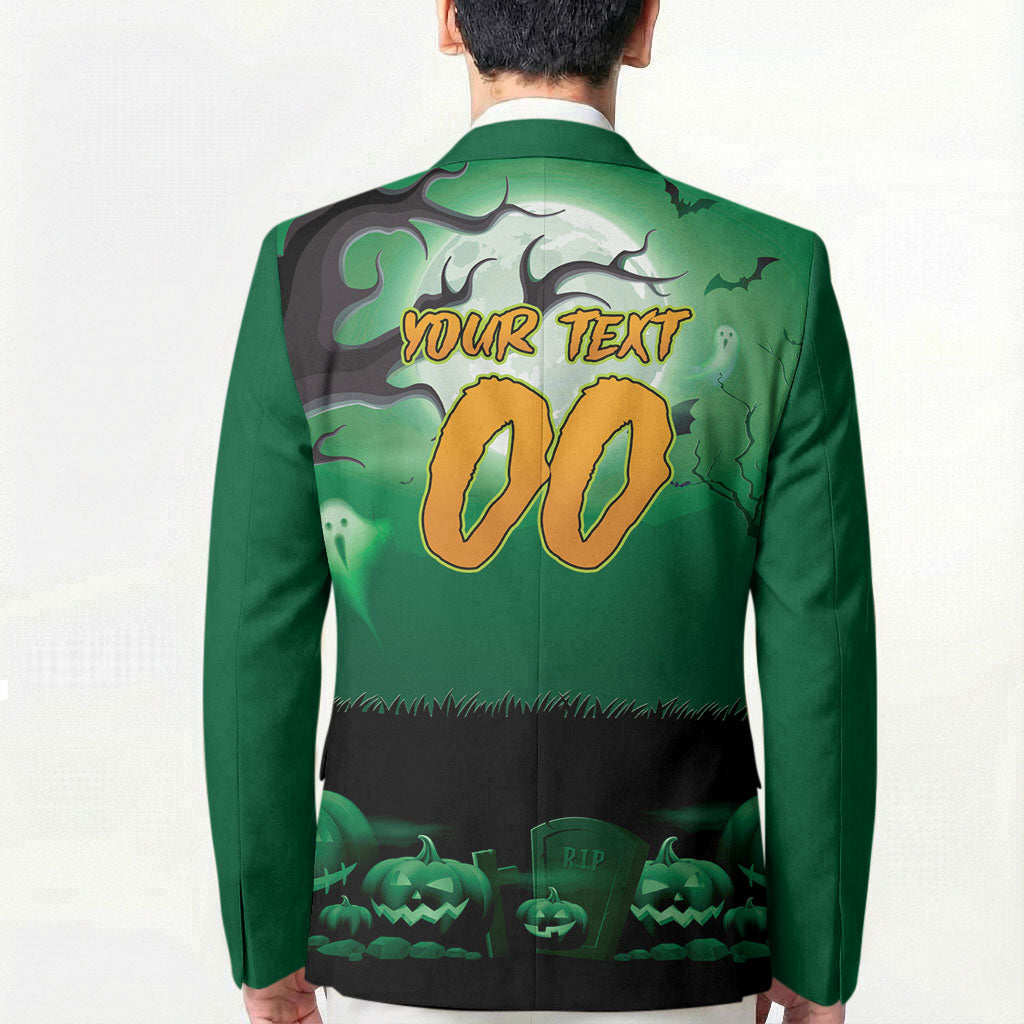 Custom Halloween Canberra Raiders Blazer Spooky Australia Mascot Rugby