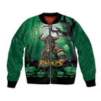 Custom Halloween Canberra Raiders Bomber Jacket Spooky Australia Mascot Rugby